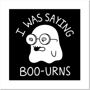 Spooky Season I was saying boo urns - dark shirt Posters and Art